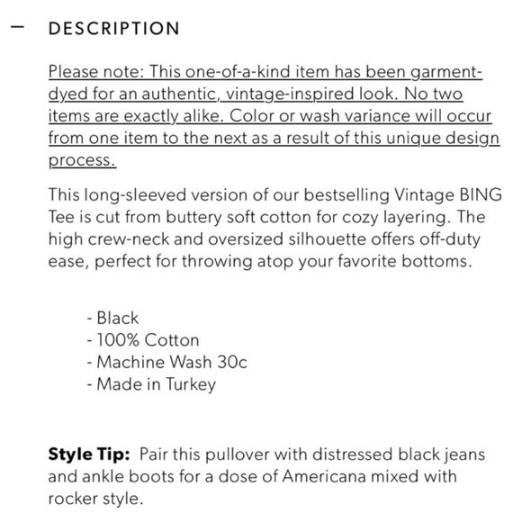 COPY - Anine Bing Vintage Eagle Sweatshirt - Picture 6 of 6